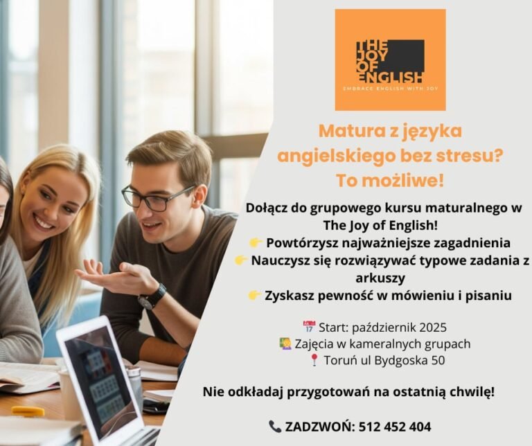 grupa maturalna angielski toruń